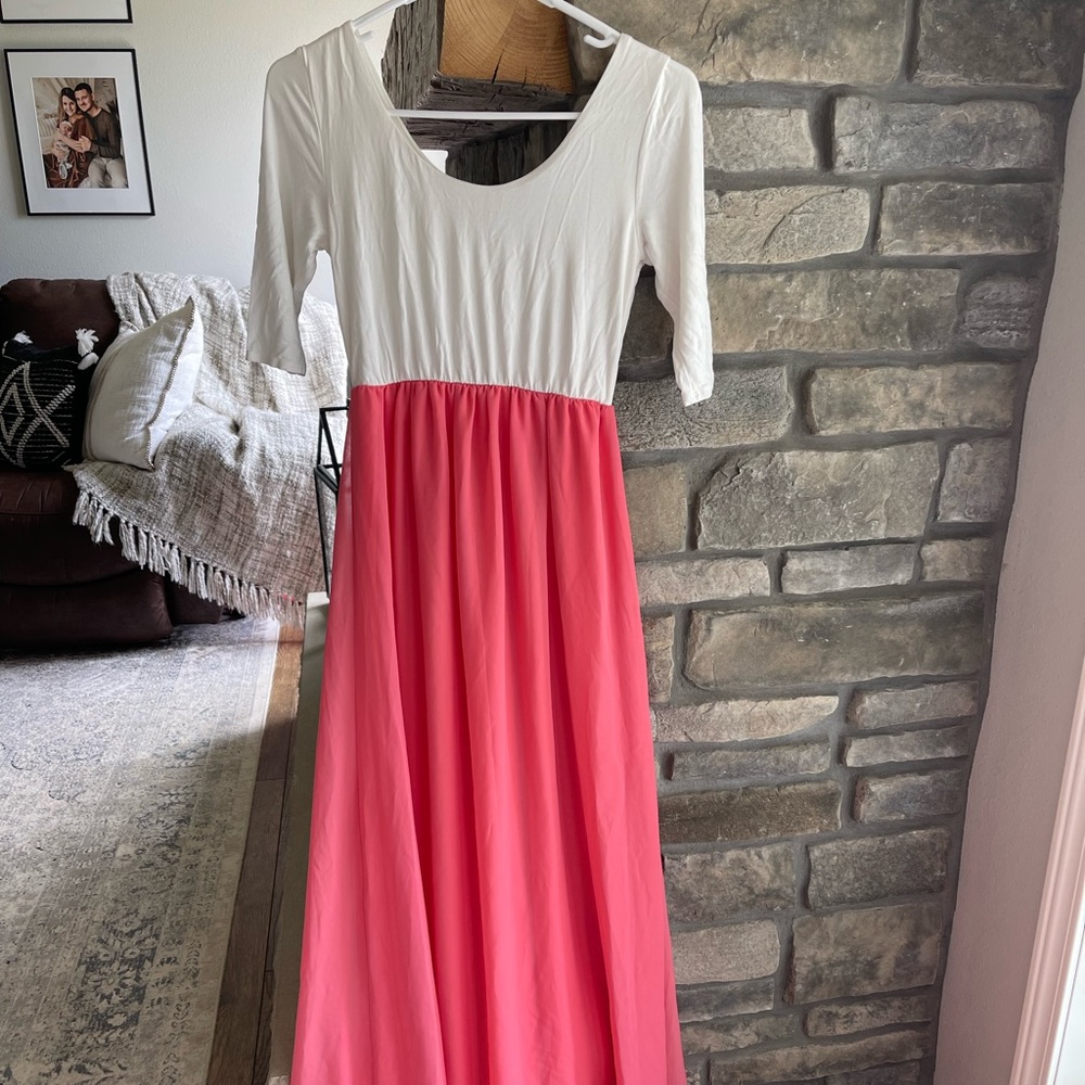 PinkBlush Maternity Maxi Dress